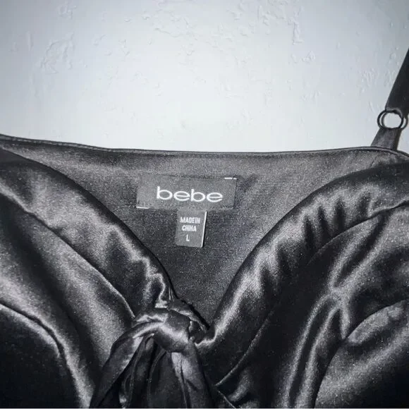 Bebe Black Cocktail Dress - Picture 6 of 9